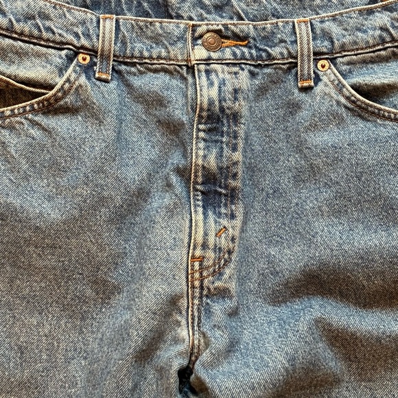 Vintage 90s Levi’s 550 Orange Tab Jeans W36 L36 Relaxed Fit Tapered Leg Grunge - Picture 13 of 15